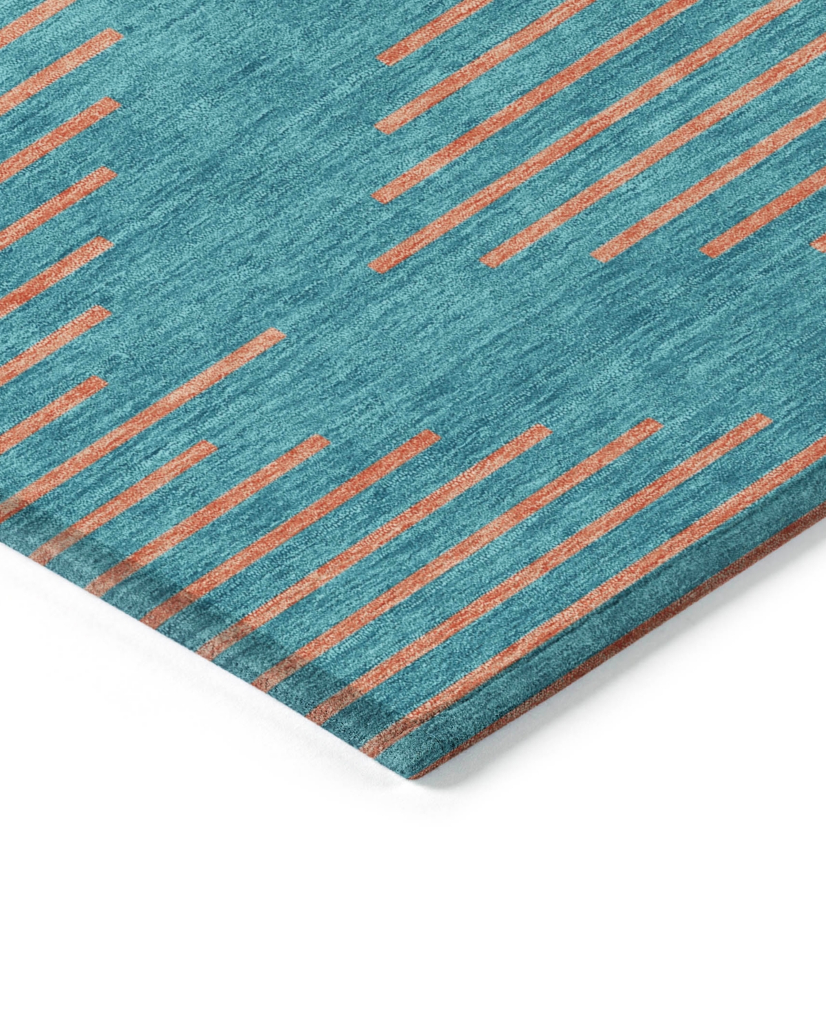 Addison Chantille Machine Washable Acn1017 5'x7'6''area Rug In Teal