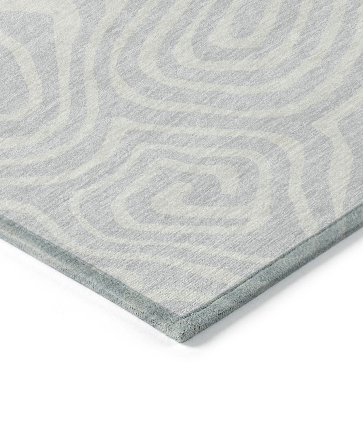 Addison Chantille Machine Washable Acn1020 2'6''x3'10'' Area Rug In Silver