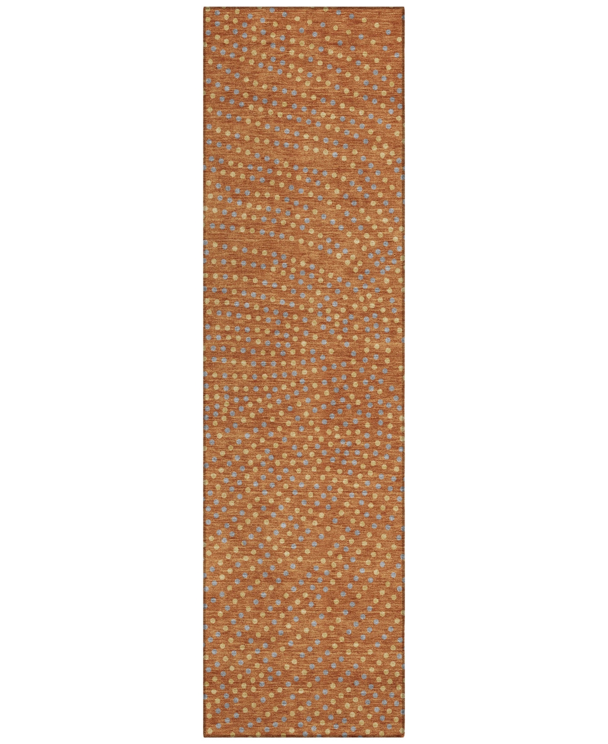 Addison Chantille Machine Washable Acn1021 2'3''x7'6'' Runner Area Rug In Paprika