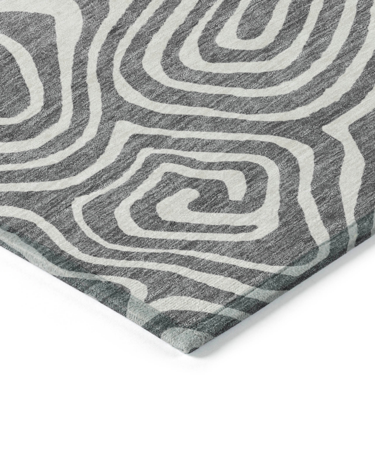 Addison Chantille Machine Washable Acn1020 2'3''x7'6'' Runner Area Rug In Gray