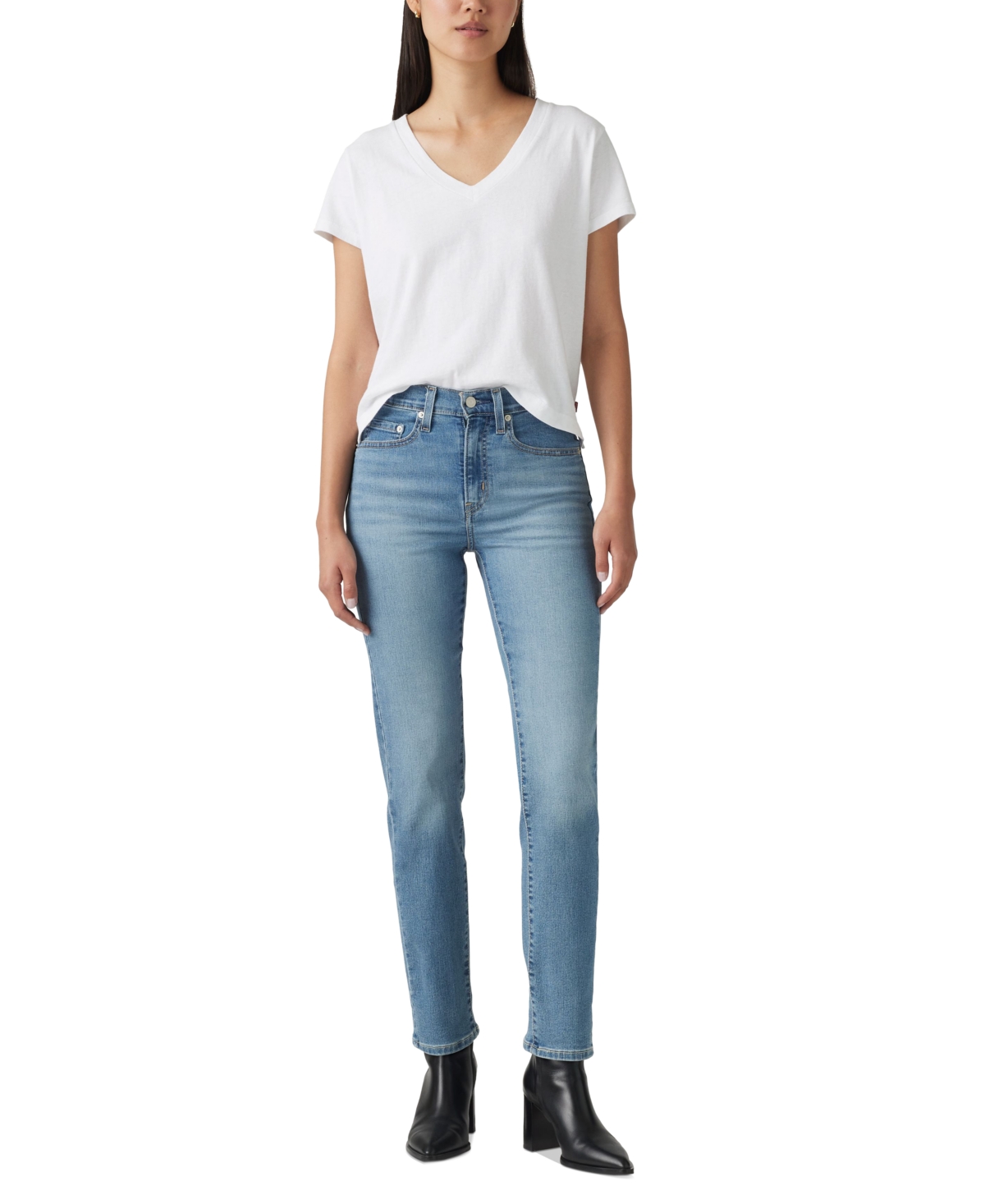 Levi's Plus Size 724 High-rise Straight Jeans In Eternal Indigo Mid