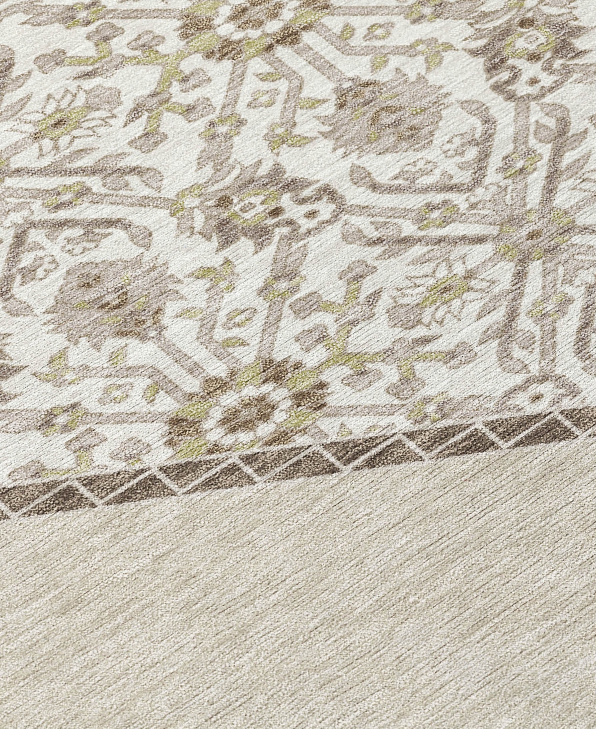 Addison Chantille Machine Washable Acn1011 9'x12' Area Rug In Beige