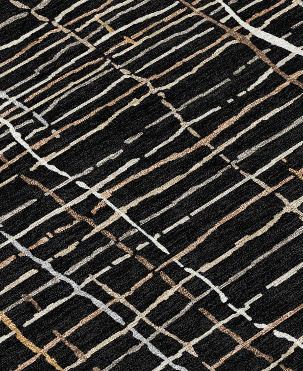 Addison Chantille Machine Washable Acn998 8'x10' Area Rug In Black