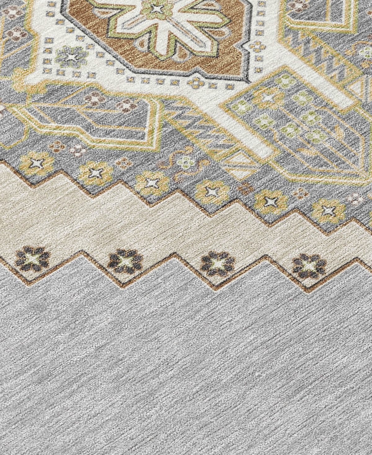 Addison Chantille Machine Washable Acn1014 8'x10' Area Rug In Gray