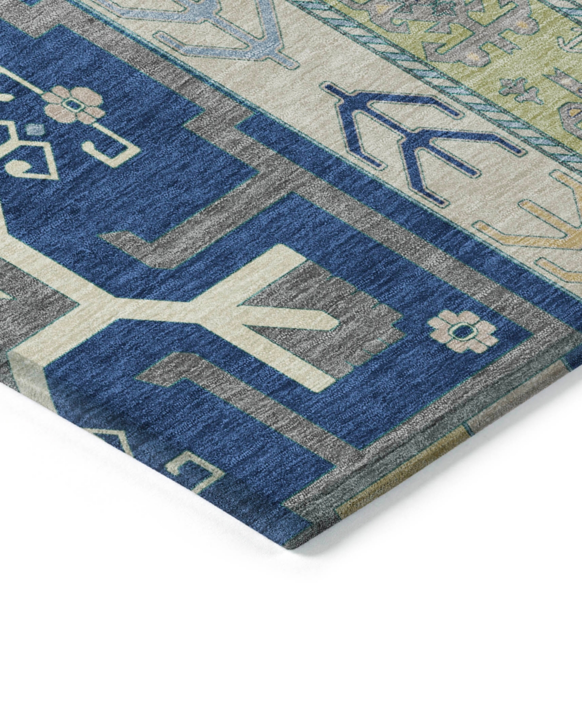 Addison Chantille Machine Washable Acn1015 5'x7'6" Area Rug In Navy