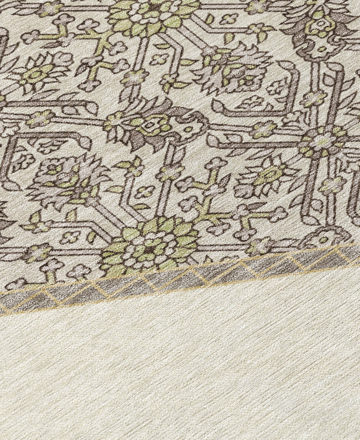 Addison Chantille Machine Washable Acn1011 2'6"x3'10" Area Rug In Ivory