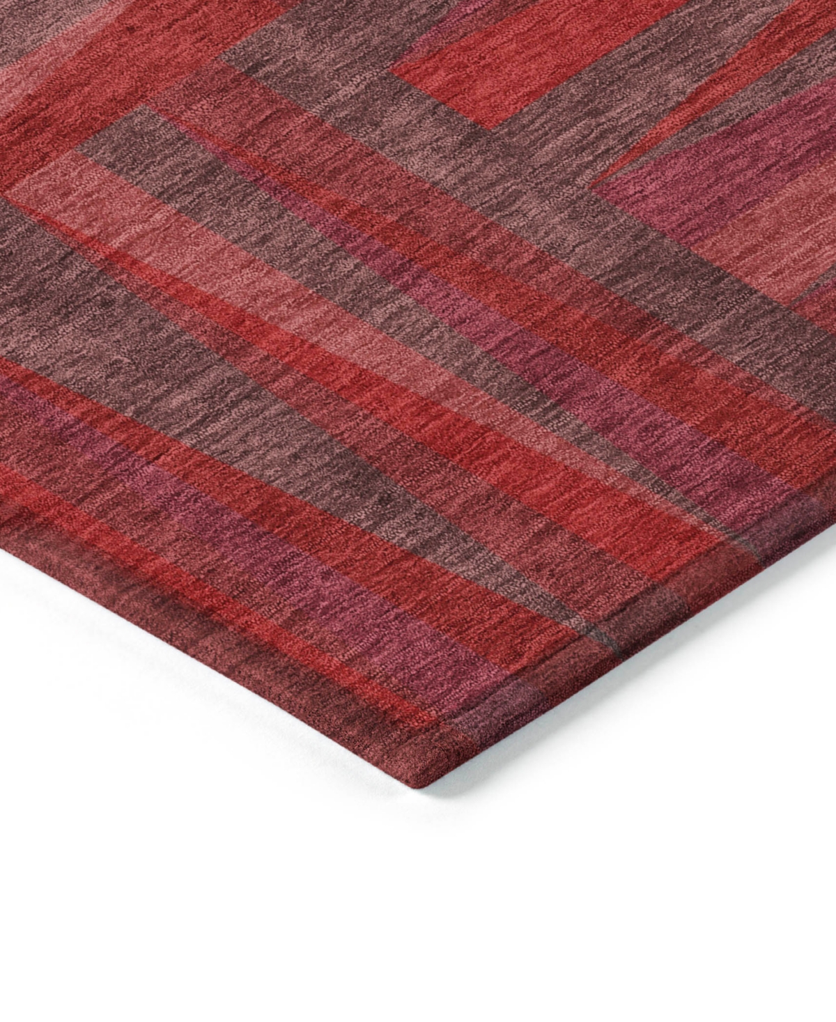 Addison Chantille Machine Washable Acn1012 2'3"x7'6" Runner Area Rug In Red