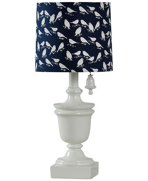 StyleCraft Bird Print Accent Table Lamp Lighting & Lamps Home Macy's