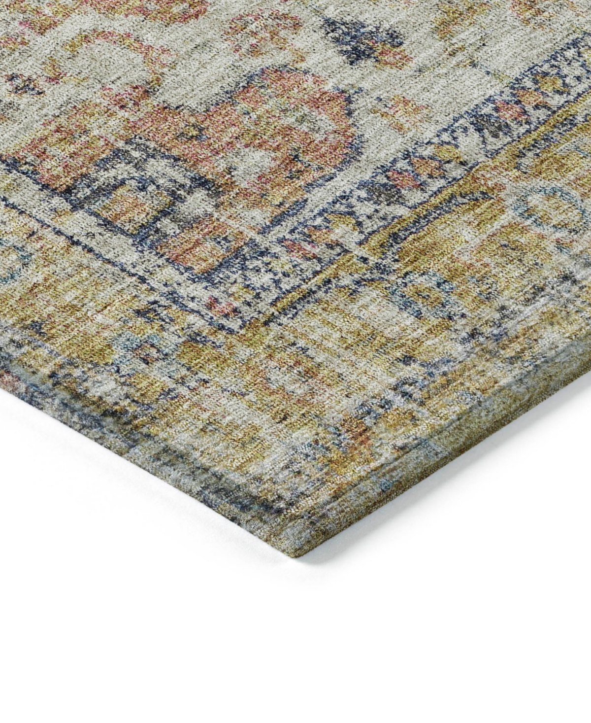 Addison Chantille Machine Washable Acn1103 5'x7'6" Area Rug In Wheat