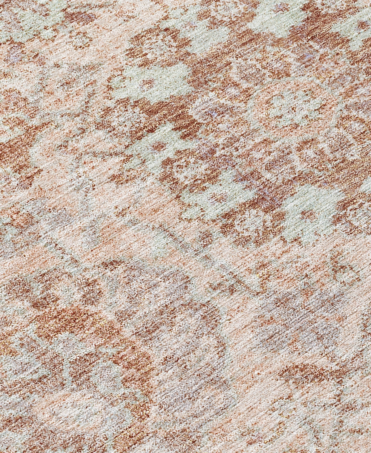 Addison Chantille Machine Washable Acn1102 2'6"x3'10" Area Rug In Coral