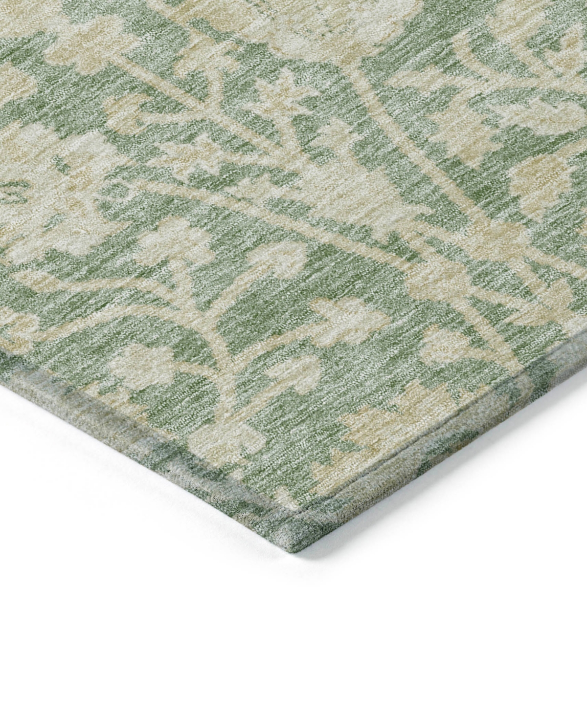 Addison Chantille Machine Washable Acn1086 2'3"x7'6" Runner Area Rug In Grass