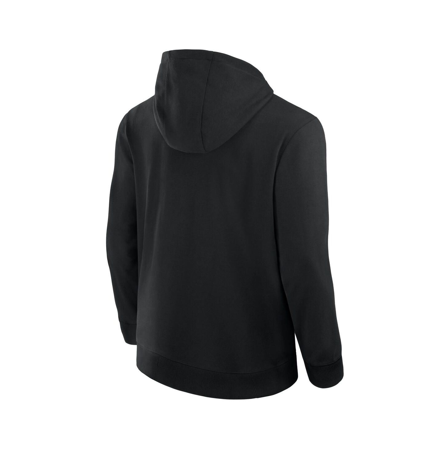 Мужское худи Fanatics Black New York Rangers Elements Signature Tonal Primary Full-Zip — фото 2