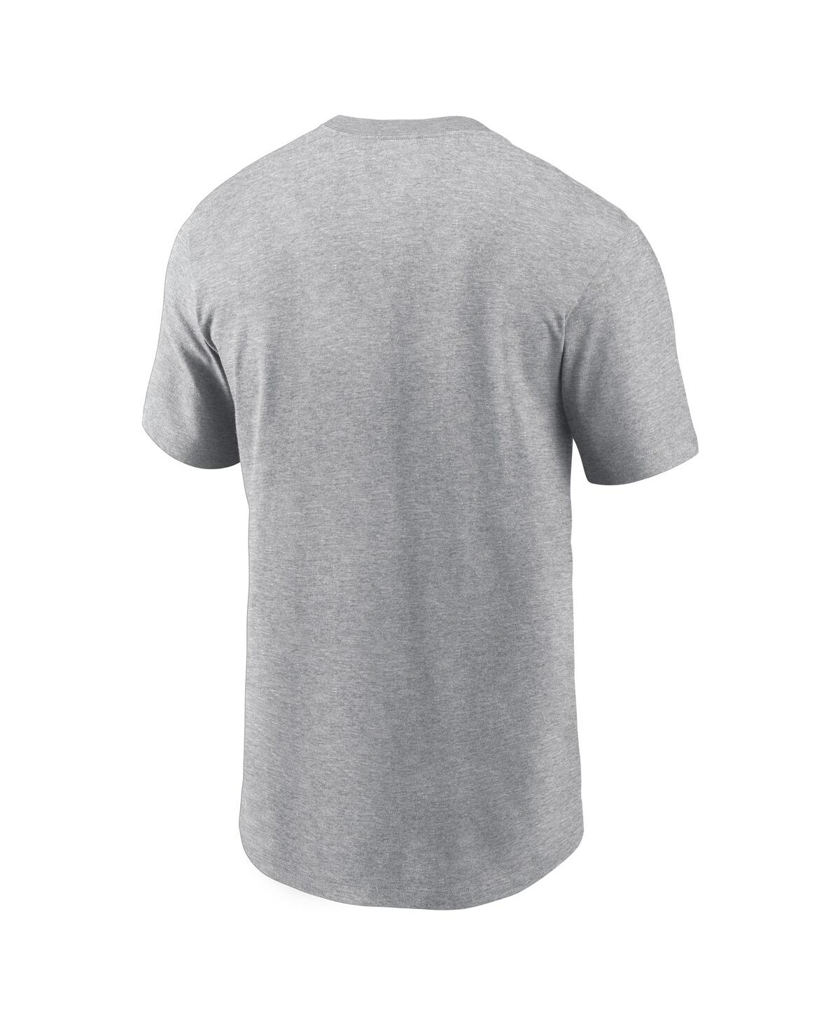 Nike Men'sOklahoma Sooners Legacy Football Icon T-Shirt - Heather Gray