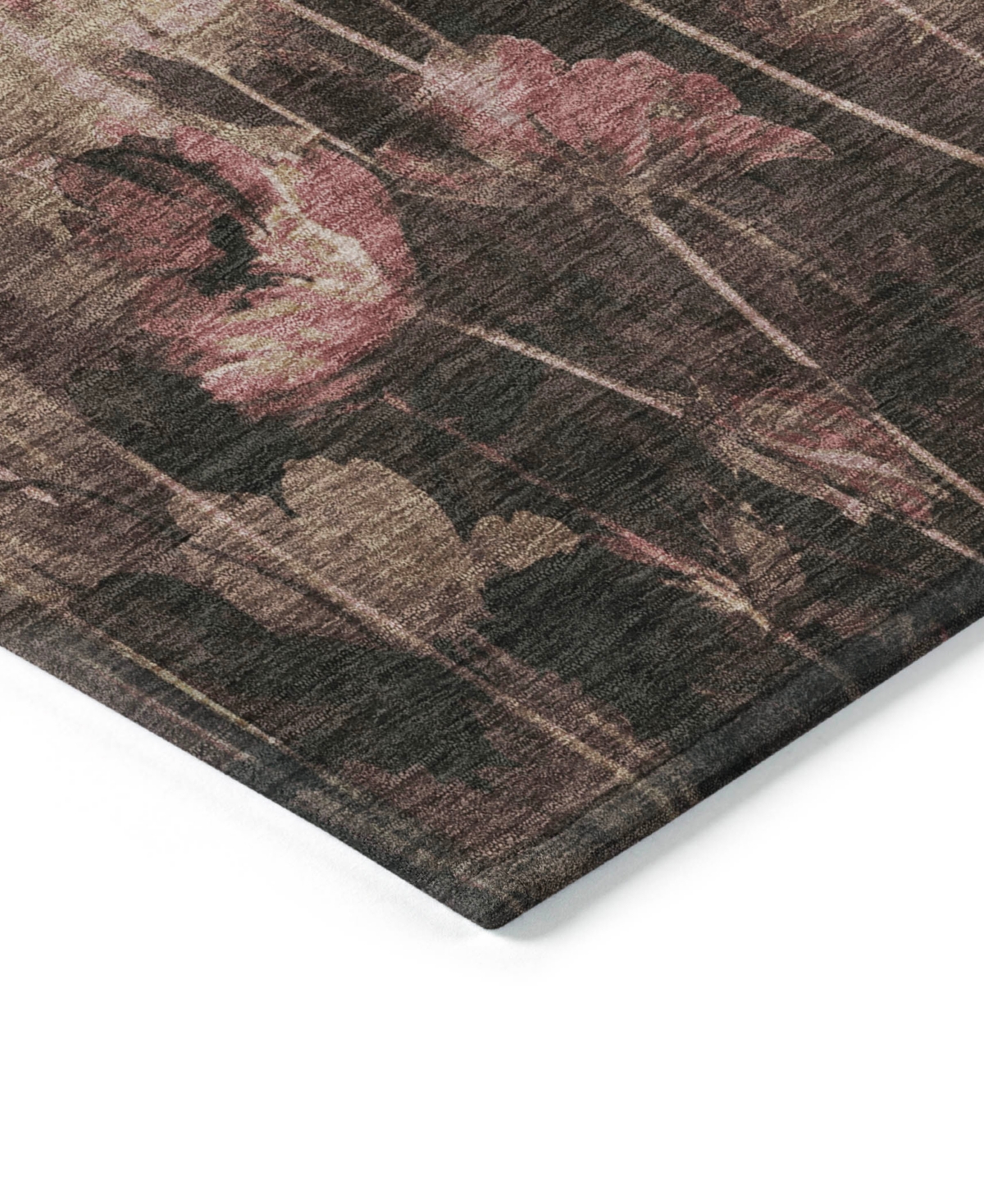 Addison Chantille Machine Washable Acn992 2'3"x7'6" Runner Area Rug In Taupe