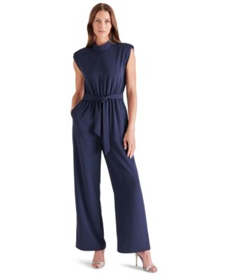 Steve Madden - Women's Silvette Tie-Waist Jumpsuit