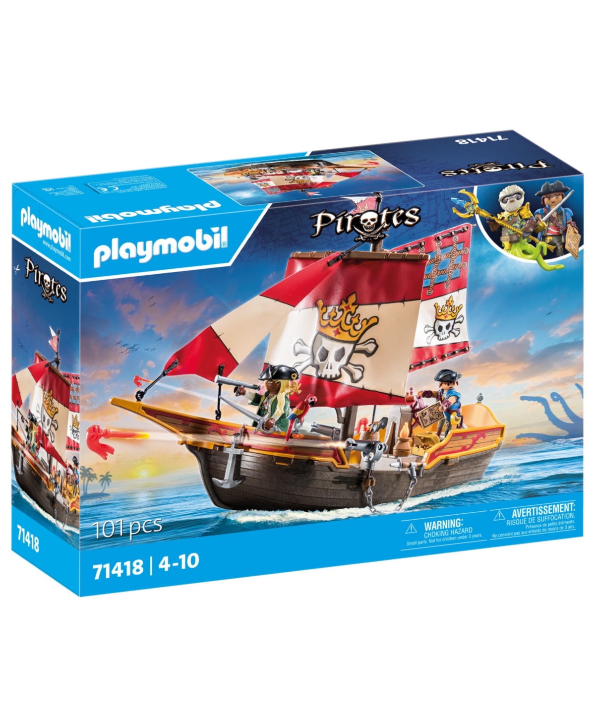 Playmobil Pirate Ship In Pink