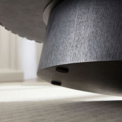 Ellipse Coffee Table with Sturdy Pedestal