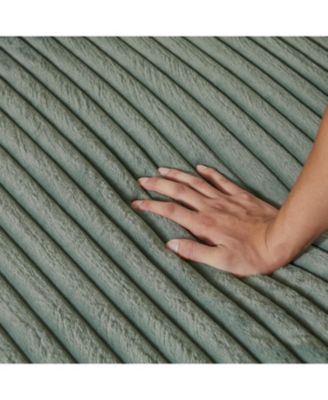 87" Oversized plush corduroy Sectional Lounge Chaise, Reclining Sofa Bed