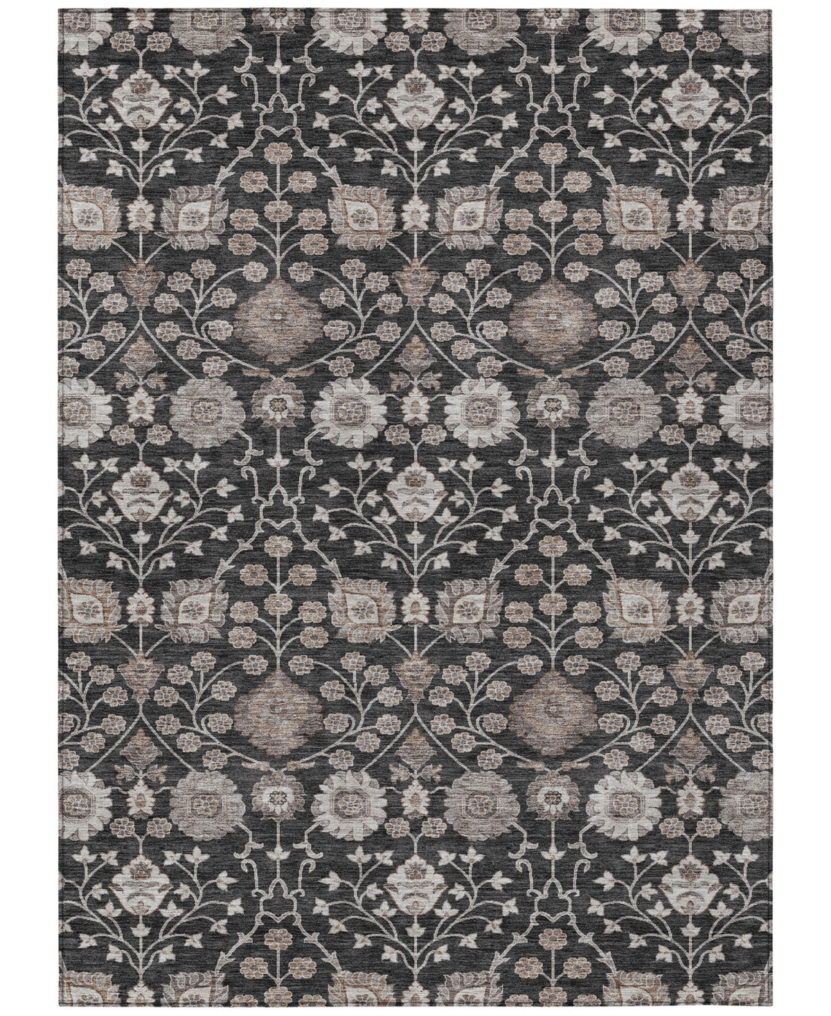 Addison Chantille Machine Washable Acn1155 8'x10' Area Rug In Black