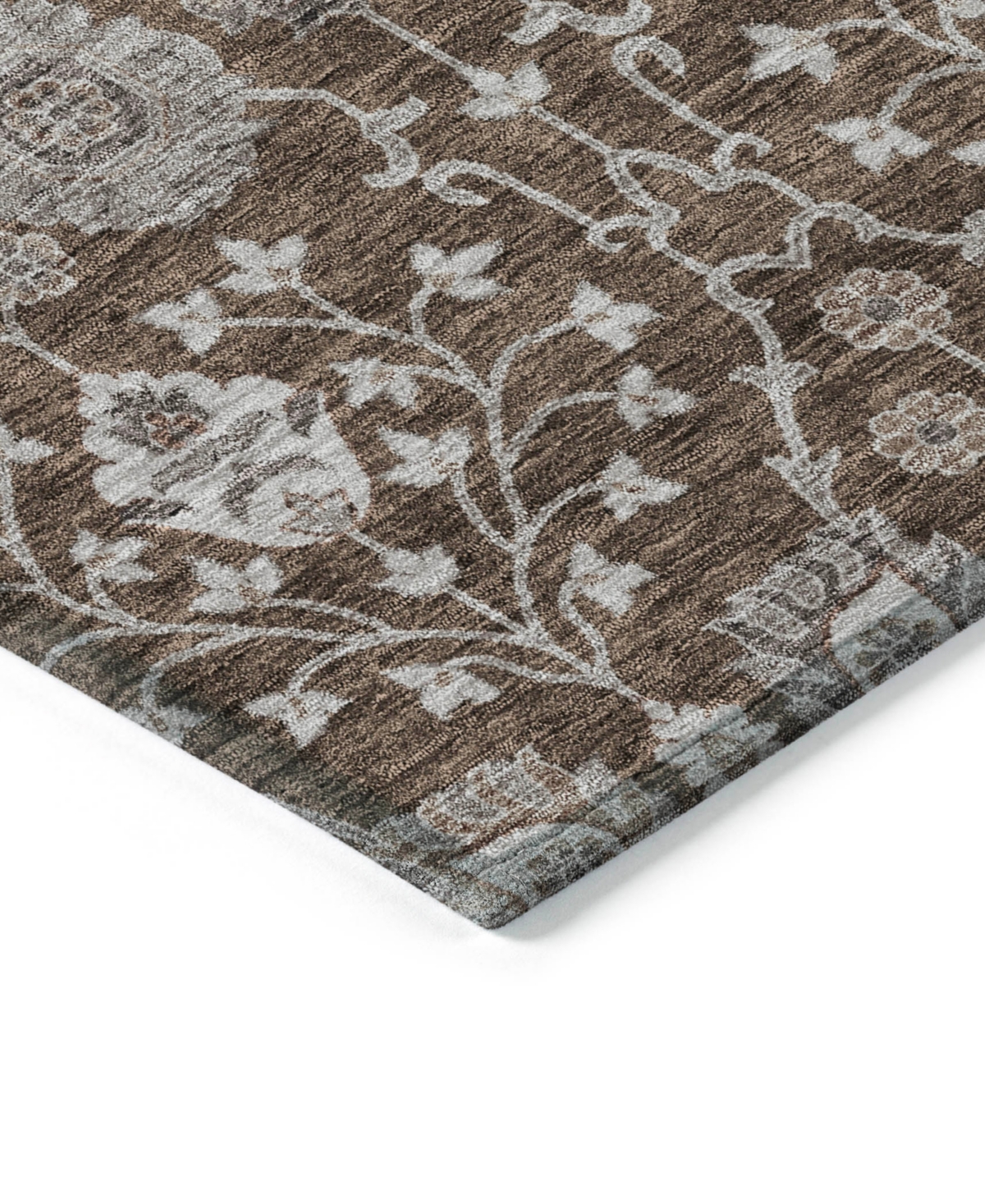 Addison Chantille Machine Washable Acn1155 3'x5' Area Rug In Chocolate