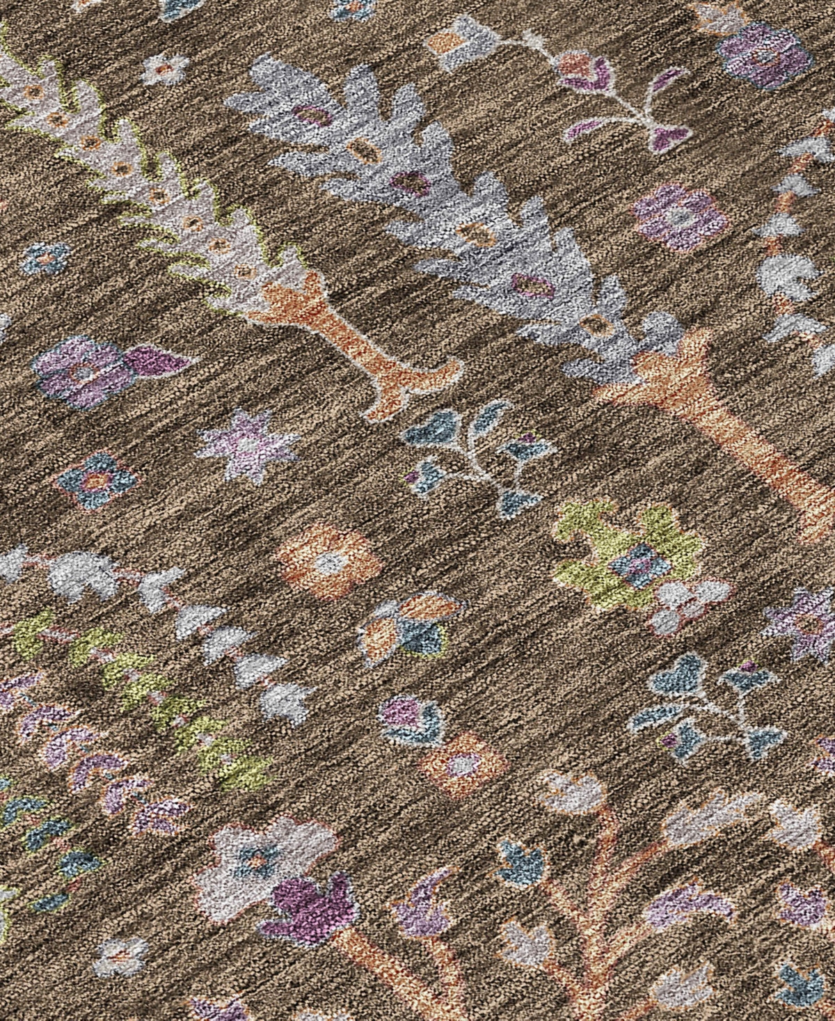 Addison Chantille Machine Washable Acn1152 2'3"x7'6" Runner Area Rug In Brown