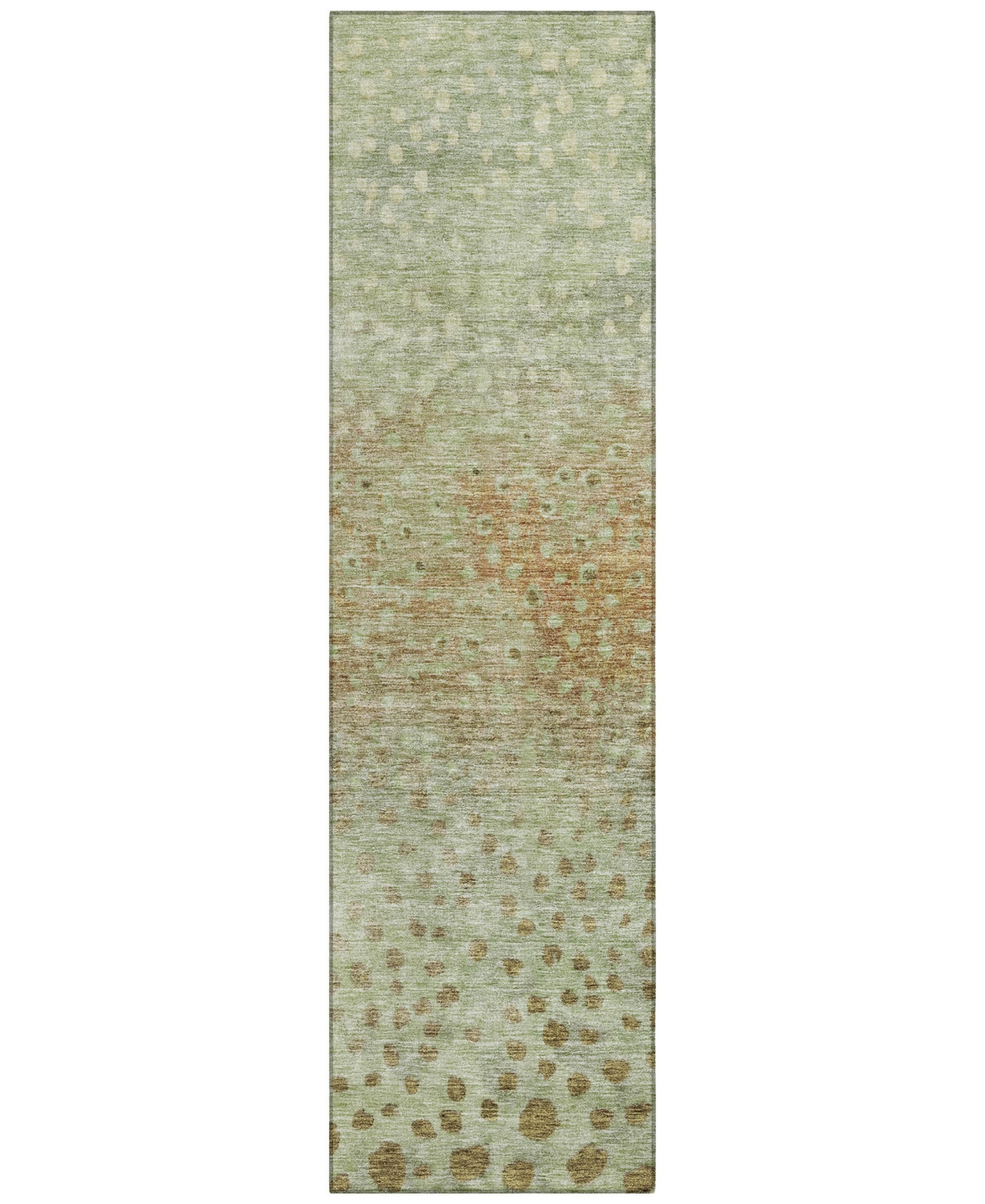 Addison Chantille Mahine Washable Acn1074 2'3"x7'6" Runner Area Rug In Grass