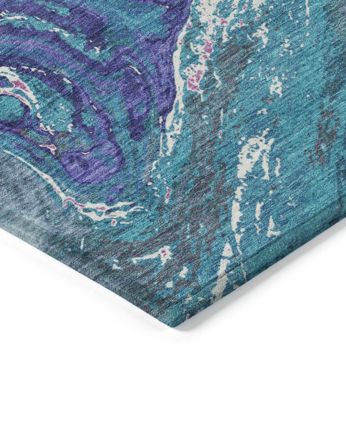 Addison Chantille Mahine Washable Acn1061 8'x10' Area Rug In Teal