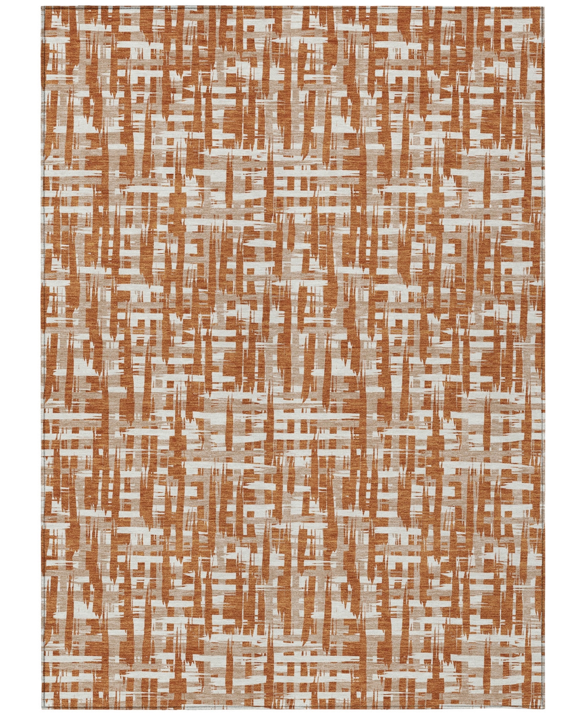 Addison Chantille Mahine Washable Acn1059 2'6"x3'10" Area Rug In Terracotta