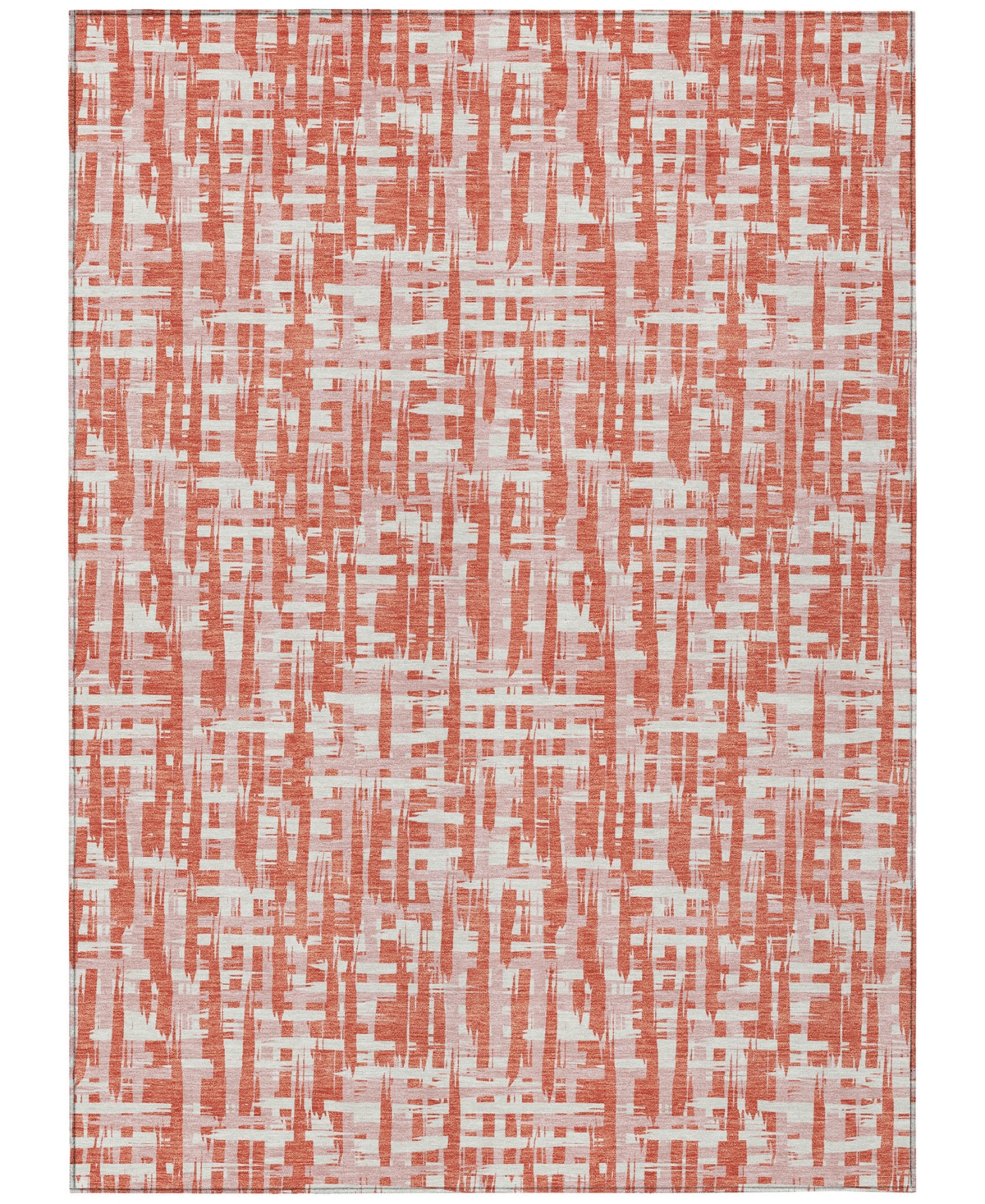 Addison Chantille Mahine Washable Acn1060 2'6"x3'10" Area Rug In Coral