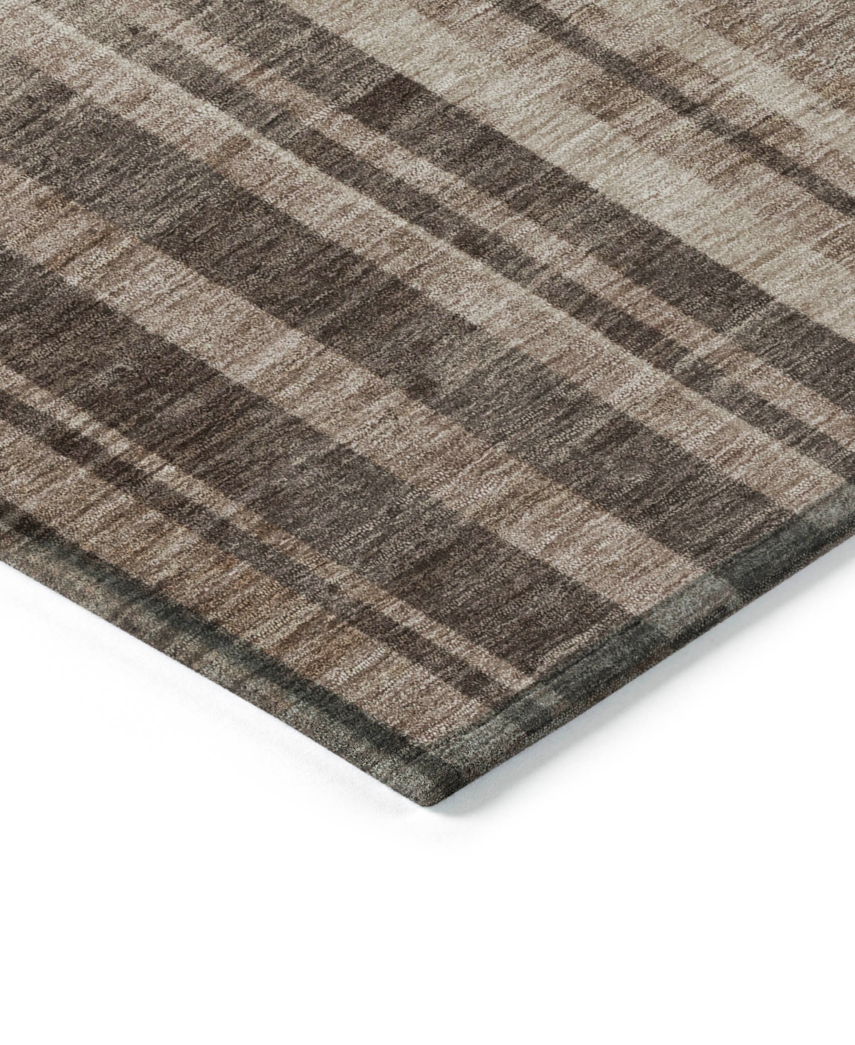 Addison Chantille Mahine Washable Acn1063 2'3"x7'6" Runner Area Rug In Brown