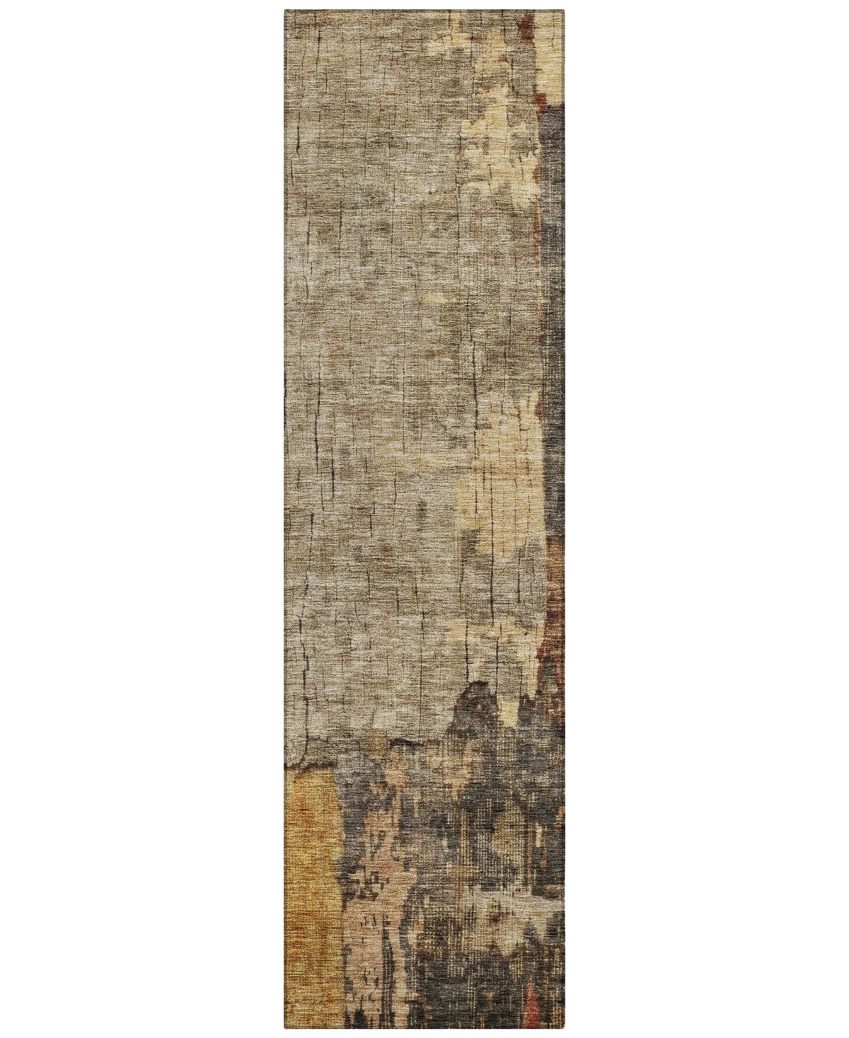 Addison Chantille Machine Washable Acn1201 2'3"x7'6" Runner Area Rug In Khaki