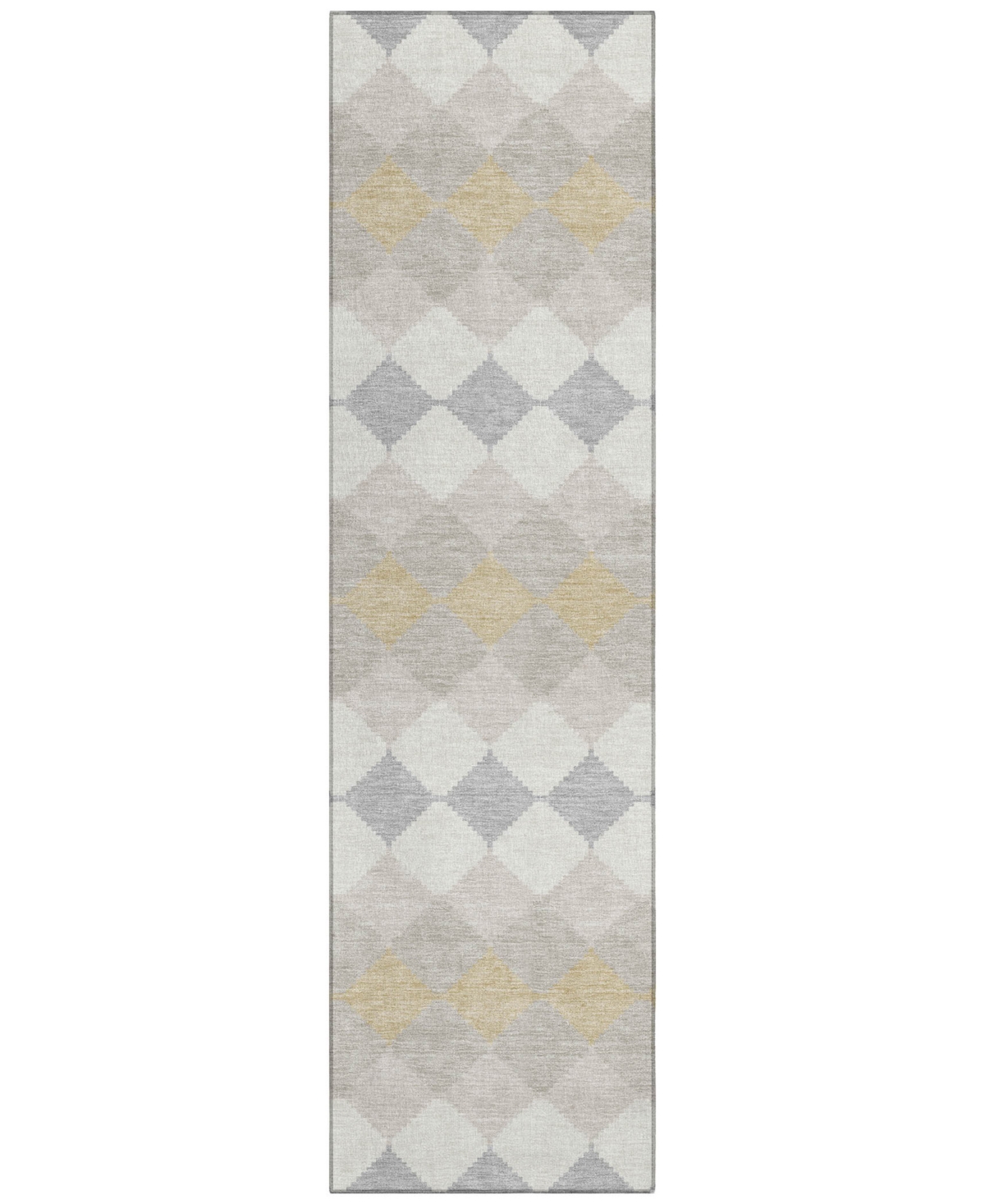 Addison Chantille Machine Washable Acn1007 2'3"x7'6" Runner Area Rug In Ivory