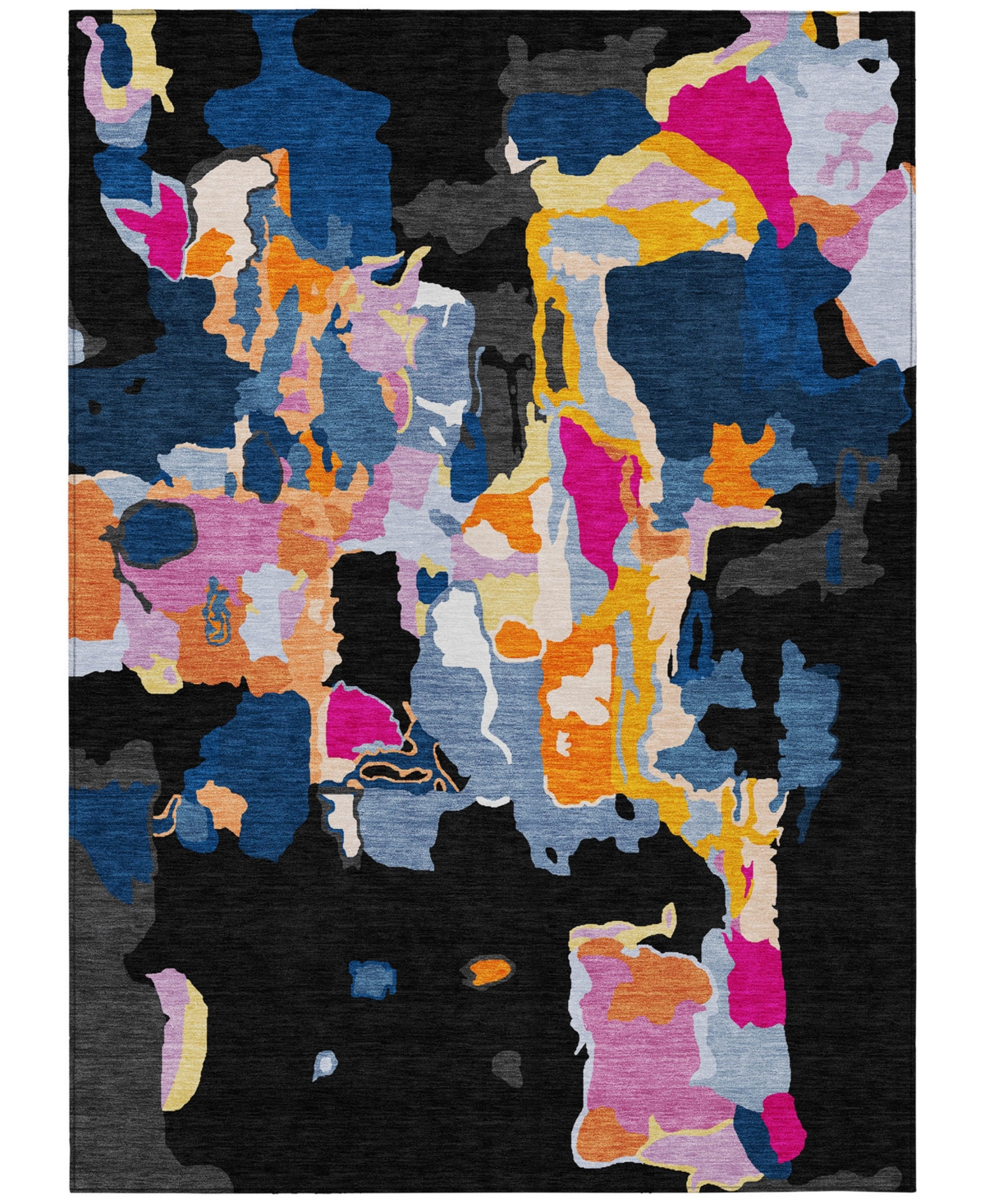 Addison Chantille Mahine Washable Acn1028 3'x5' Area Rug In Black