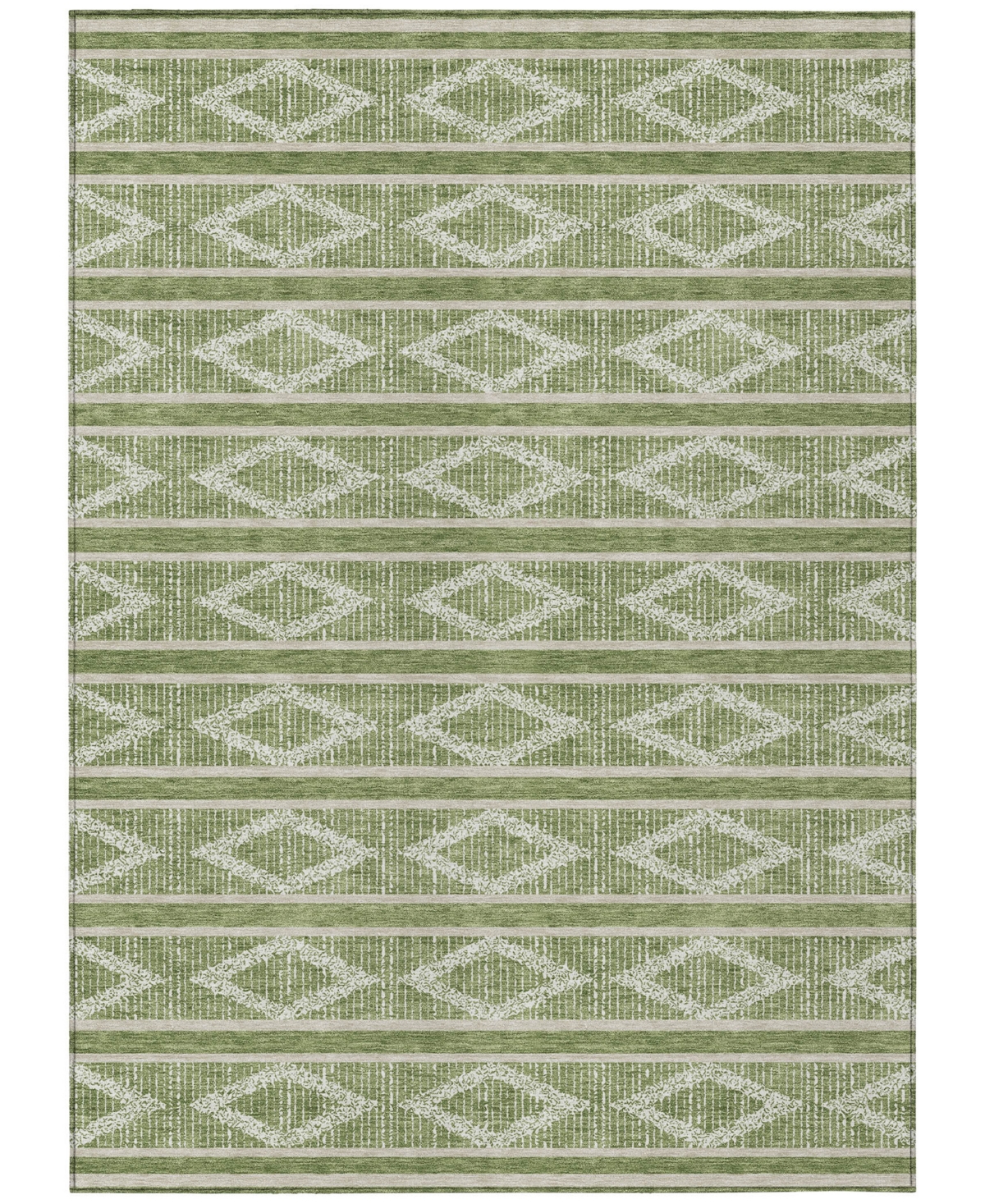 Addison Chantille Mahine Washable Acn1029 3'x5' Area Rug In Green