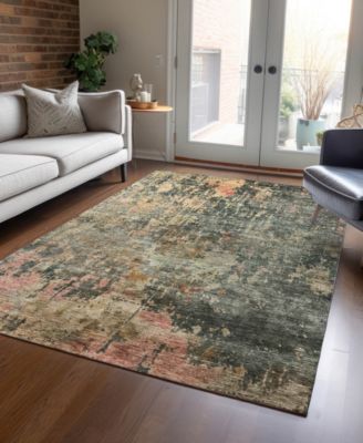 Addison Chantille Machine Washable Acn1214 Rug Collection In Sage