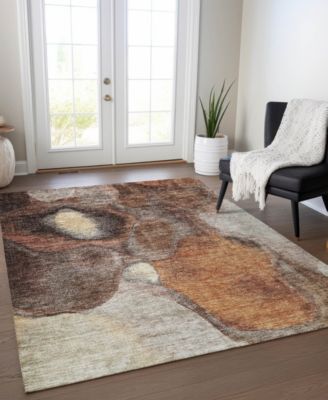Addison Chantille Machine Washable Acn1177 Rug Collection In Coffee