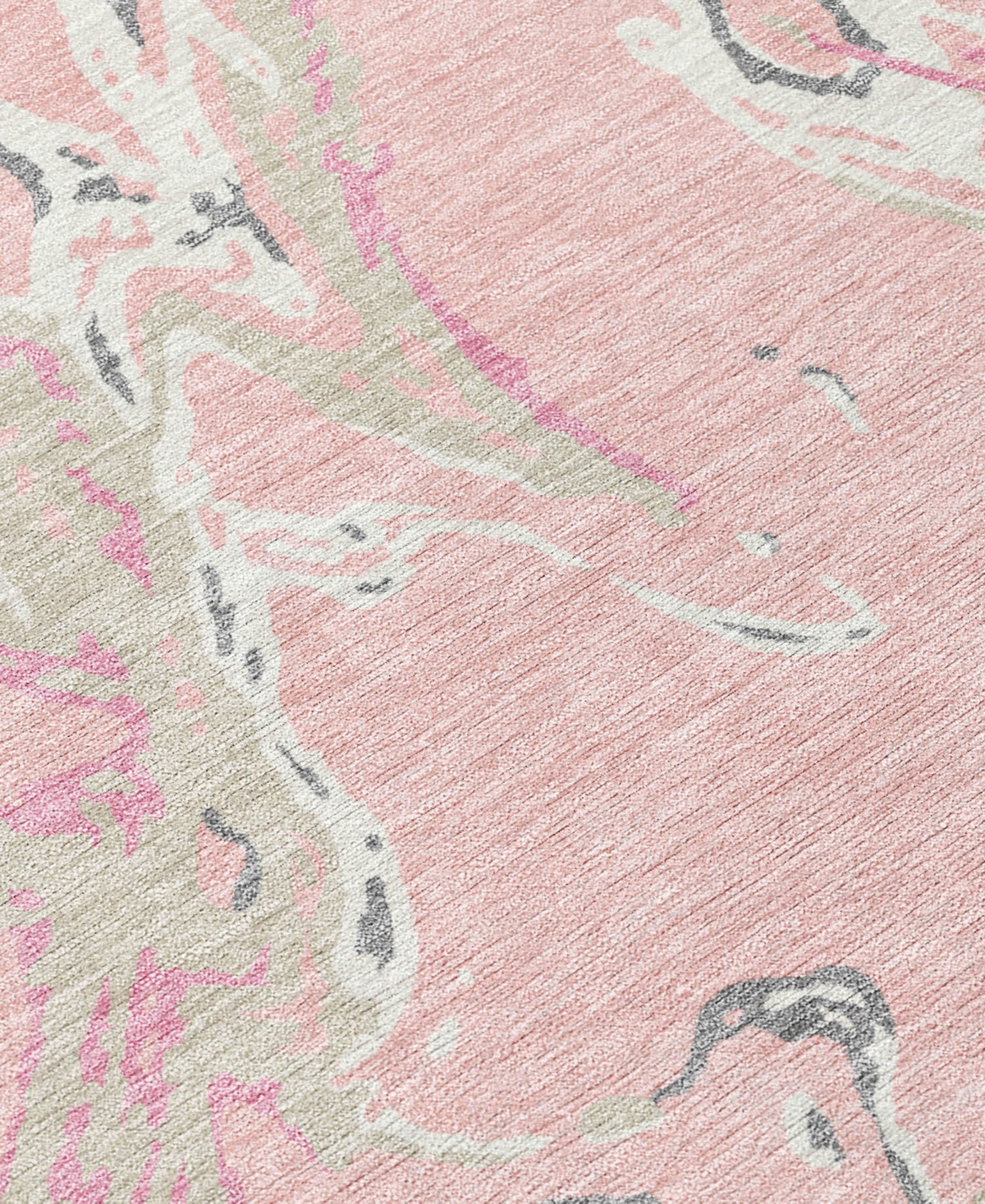 Addison Chantille Mahine Washable Acn1035 2'3"x7'6" Runner Area Rug In Pink