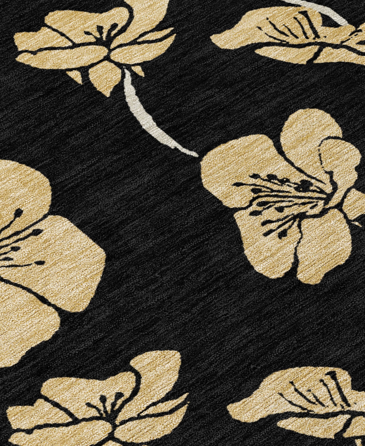 Addison Chantille Mahine Washable Acn1034 5'x7'6" Area Rug In Black