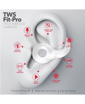 Wave-66 True Wireless Earbuds, Bluetooth, 20H Playtime