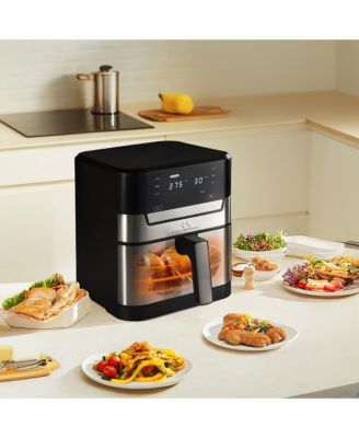 Air fryer XL Premium - 7 Quart Stainless Steel - PFOA/PTFE Free Ceramic non stick