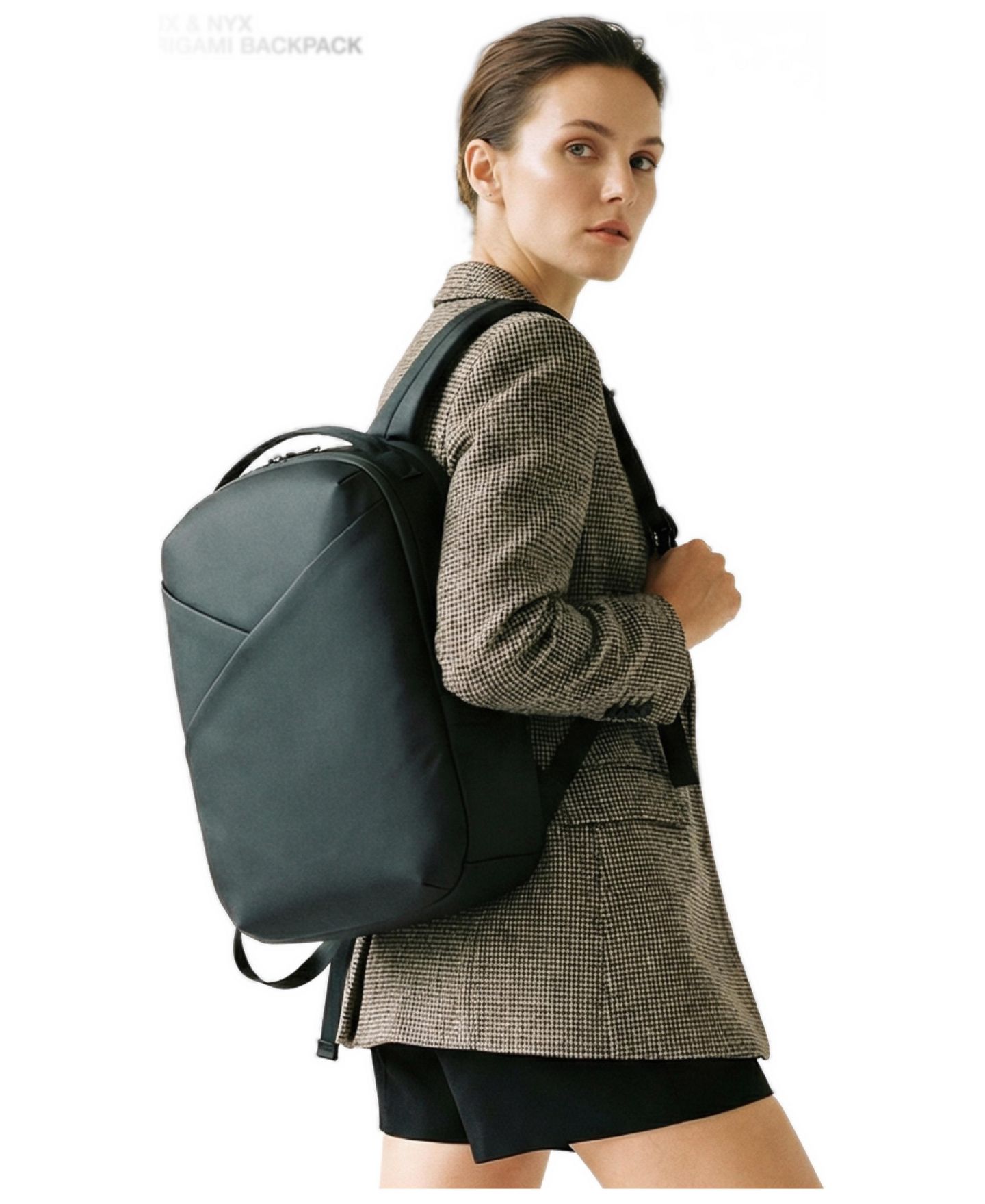Рюкзак Lux & Nyx Origami 16" Laptop - Laptop Bag, цвет: Чёрный — фото 3