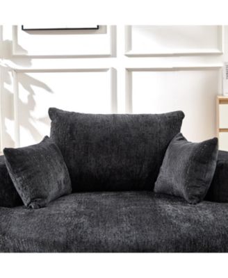 Streamdale Chenille Sofa Sleeper, 55'', Assembly-Free, Modern Lounge Chair