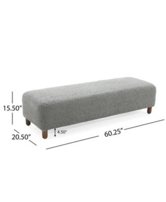 Modern Upholstered Ottoman Bench,Comfortable End-of-Bed Seat for Bedroom or Living Room