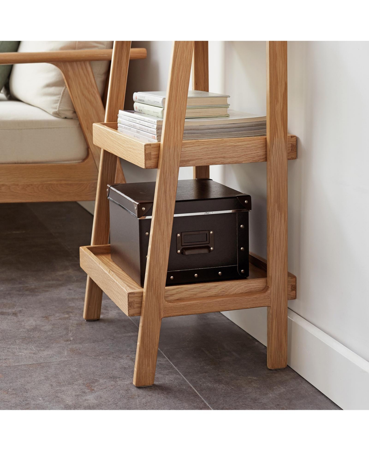 Slickblue 3-Tier Beech Wood Storage Bench - Premium Shoe Rack Organizer for Entryway, Bathroom, Living Room, Bedroom, Hallway, Patio, and Kitchen - Na