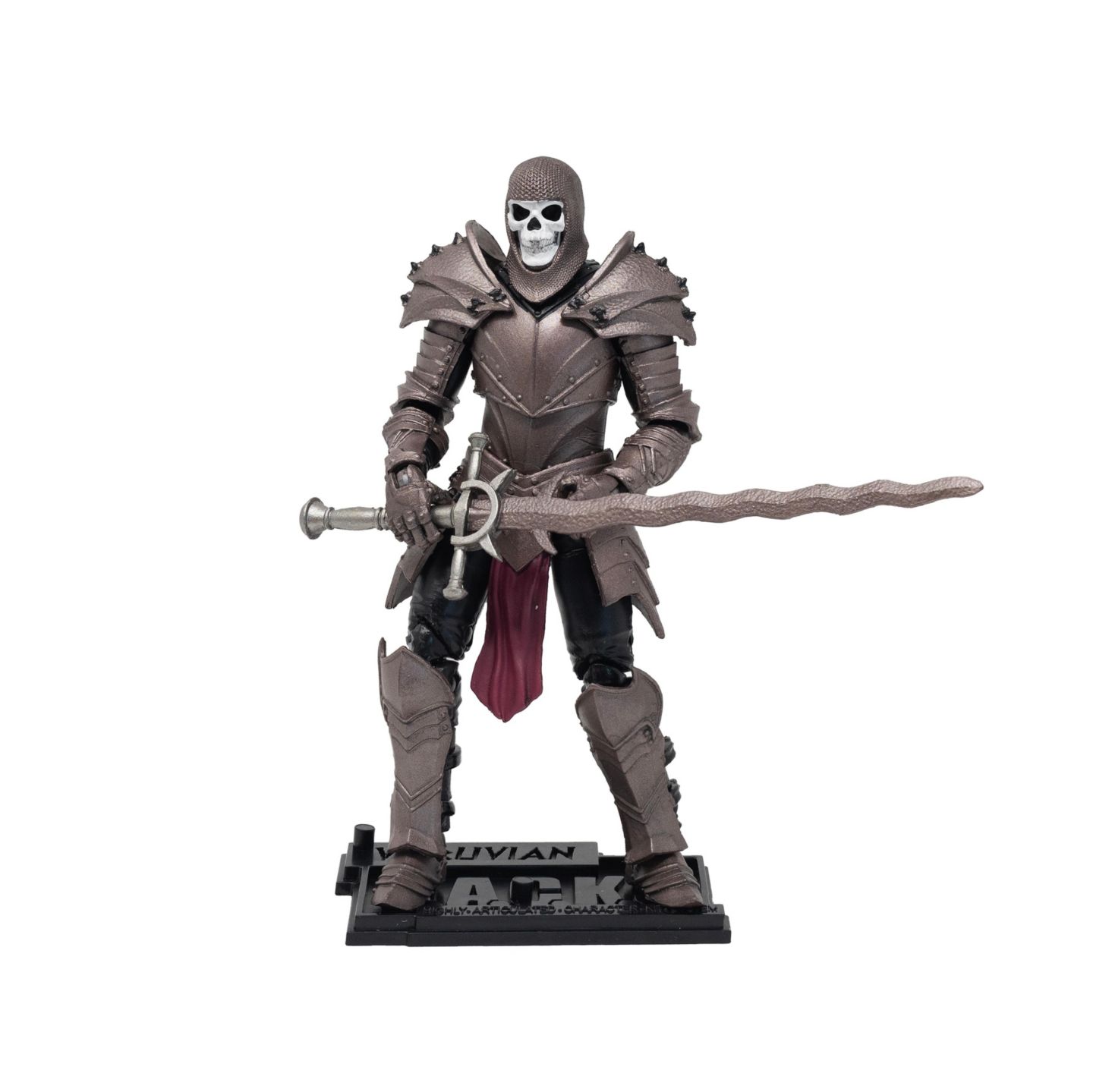 Детская фигурка Vitruvian H.A.C.K.S. Knight of Asperity 10th Anniversary Edition 1:18 Scale High-Articulation Customizable Action Figure, Ages 12+, цвет: Open Miscellaneous — фото 1