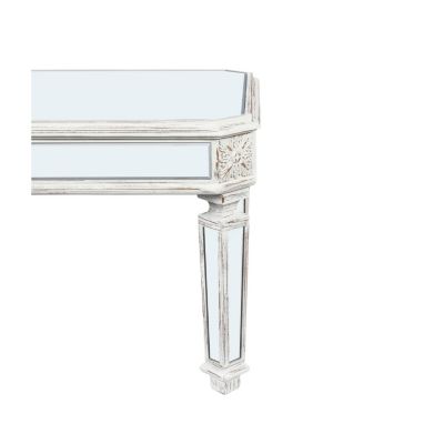 Vintage Silver Mirrored Coffee Table (48"L x 24"D)