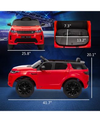 Land Rover Licensed 12V Kids Ride on Car w/ Soft Start,