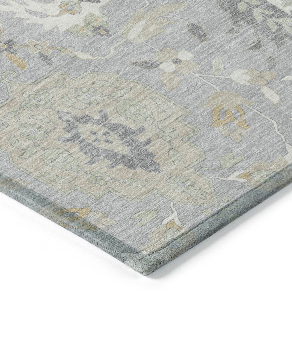 Addison Chantille Machine Washable Acn1026 10'x14' Area Rug In Gray