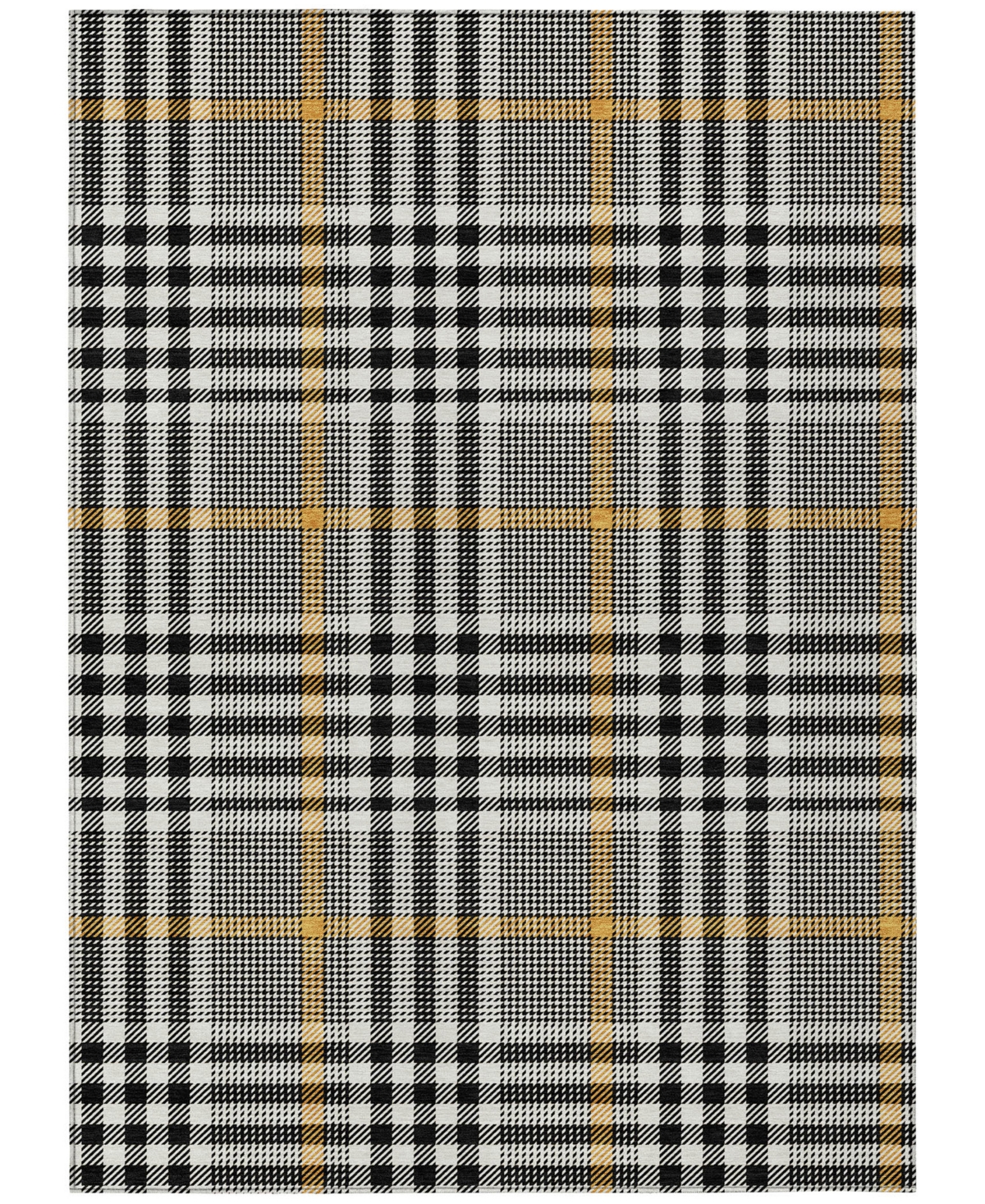 Addison Chantille Mahine Washable Acn1054 8'x10' Area Rug In Black