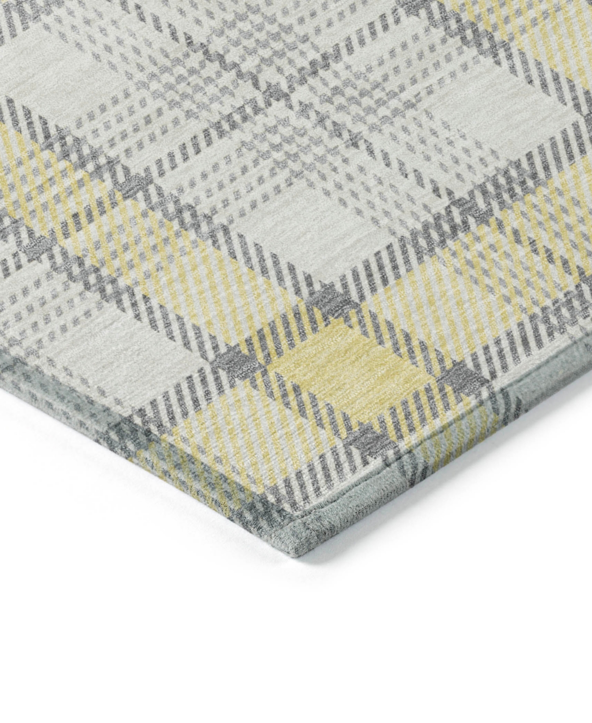 Addison Chantille Mahine Washable Acn1052 5'x7'6" Area Rug In Yellow